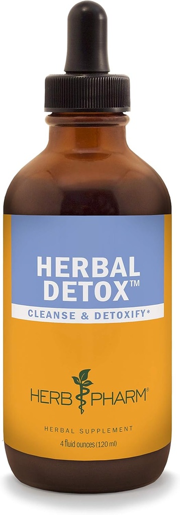 Herb Pharm Liquid Herbal Detox Formula Temizleme ve Detoxification - 4 Ounce