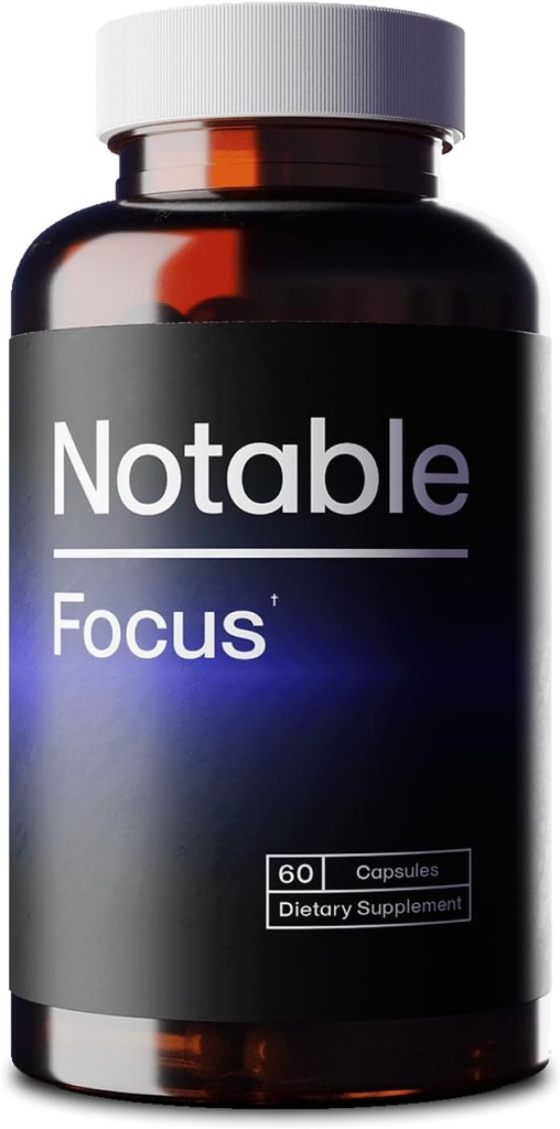 Αξιοσημείωτο FocusTM - Breakthrough Cognitive Enhancer - Πατενταρισμένο Dopamine Boosters για Κίνητρο, Εστίαση, & Μνήμη 