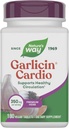Τρόπος της φύσης Σκόρδο Cardio, Premium Herbal, Υποστηρίζει υγιή κυκλοφορία *, Χωρίς γεύση σκόρδο, Vegan συμπλήρωμα σκόρδου, 180 δισκία (συσκευασία Μαΐου Vary)