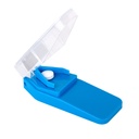 EZY DOSE Pill XS ve Splitter, Güvenli bir şekilde Büyük, Küçük ve Küçük Piller, Vitaminler, Yarıda Tabletler, Doğru Kolay Kesme, paslanmaz Çelik Bıçak, Seyahat Boyutlu, Kullanımı Kolay, Renk Vary,
