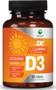 Vitamin D3 5000iu (125 mcg) Immune Health Support - High Potency Vitamin D Dietary Supplement for Bone, Teeth, Muscle - Nature's VIT D, Vegan, Gluten Free, Raspberry Flavor - 60 Chewable Tablets