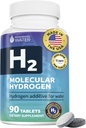 Invigorated Water Hydrogen Water Tablets with Magnesium - H2 Supplements Support Normal Energy, Brain, Cognitive Health, Non-GMO & Gluten Free - 90 Servings