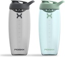 Promixx Pursuit protein Shaker Şişe (32 oz) – Silent No-Ball Mikser, Leak-Proof Lid, BPA/BPS & Phthalate-Free ECOZEN – Easy-Clean Shaker Cup for Protein Shakes, Pre & Post-Workout Smoothies