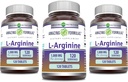 Amazing Formulas L-Arginine Supplement | 1000 Mg Per | Tabletler | Kadın ve Erkekler için Türlü Asit Tamam | Gluten Ücretsiz | ABD'de Yapılacaklar (120 Count | 3 Pack)