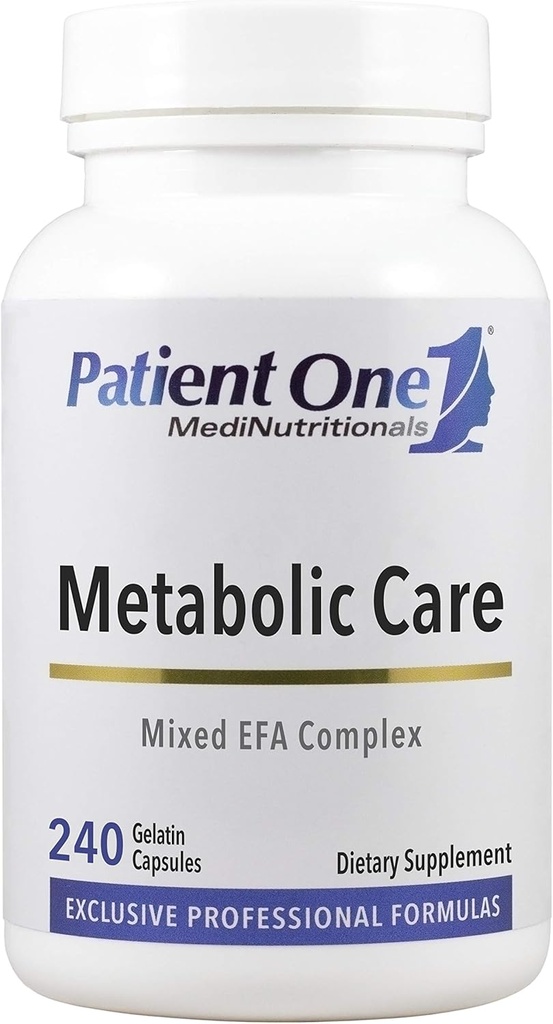Patient One Metabolic Care | Supplement to Support Healthy Inflammatory Response and Heart Health* | with Fish Oil, CLA and Borage Oil | 240 Capsules