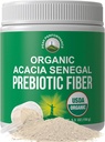 Βιολογική σκόνη προβιοτικών ινών Acacia Σενεγάλης. Χωρίς γεύση USDA Organic Plant Based Soluble Vegan Prebiotics Gut Health Supplement With Digestive Enzymes. HSA + Κατάλογος μόνο αποδεκτών βιταμινών FSA