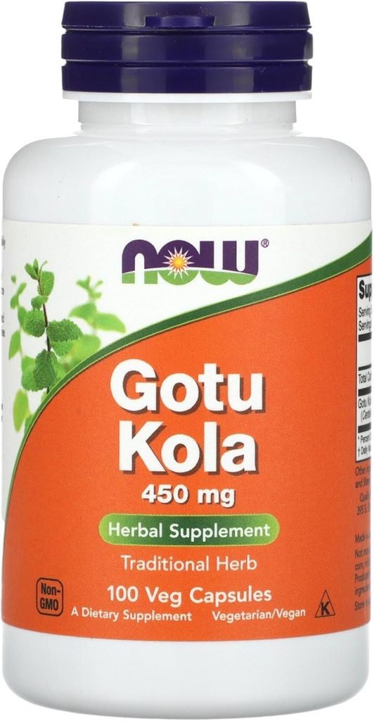 Şimdi Gıdalar Gotu Kola, 450 mg, 100 Veg Capsules