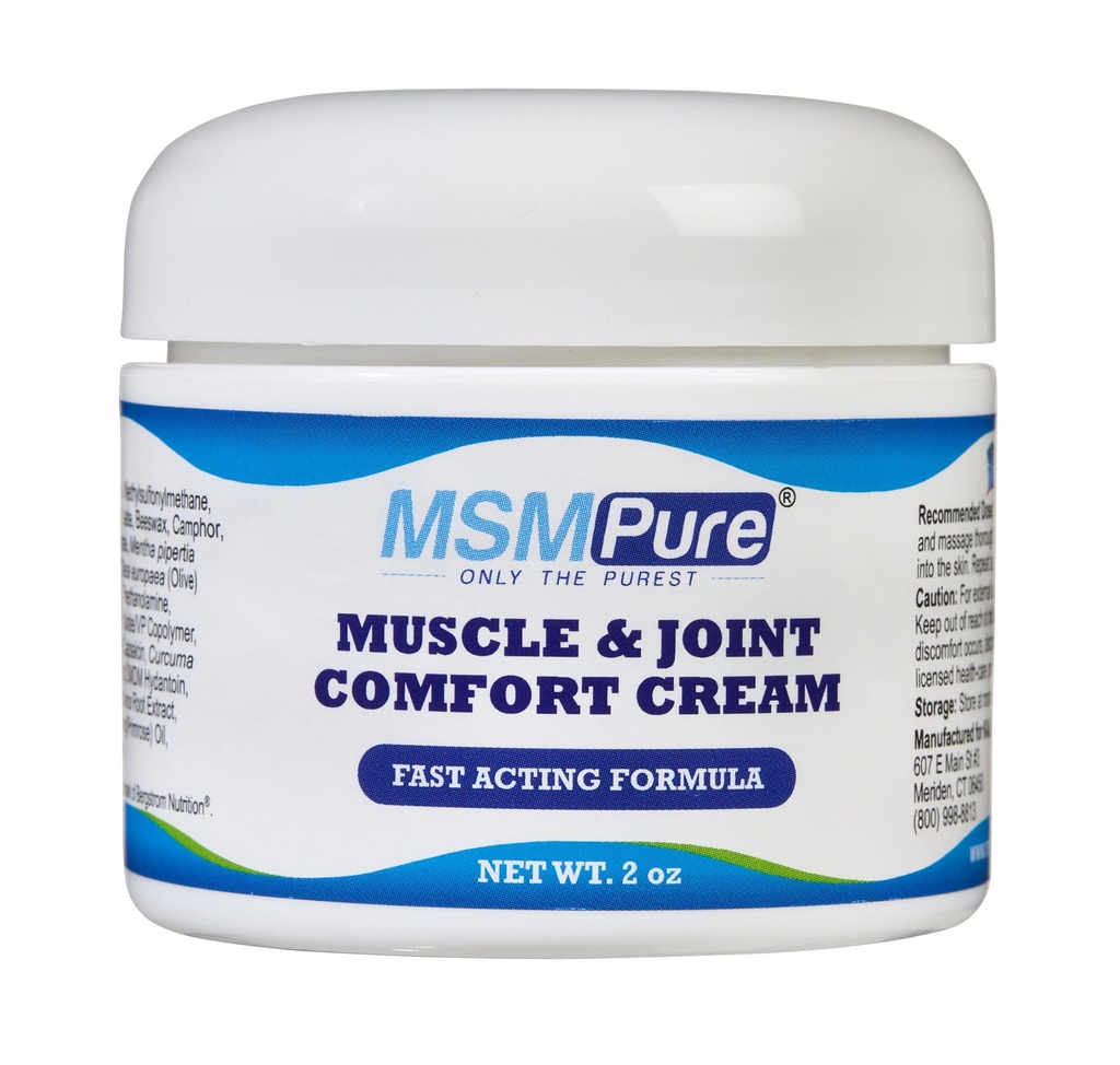 KALA SA MSMPure maksimum Güçlü MSM Krem - 2 oz, Hızlı-Absorbing, Konfor ve Flexability için Formula - US- Made MSM