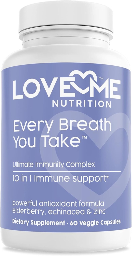 Immune Support Supplement – Natural Materialss for Immune System Support (60 Capsules) – Immune ATM Concing Elderberry, Vitamin C & E, çinko ve Echinacea Yetişkinler için