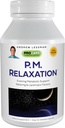 ANDREW LESSMAN P.M. Relaxation - 180 Capsules - Melatonin, Valerian, Passionflower, Hops, Chamomile ile mükemmel bir uyku için doğal destek. No Morning Grogginess Small Easy to Swallow Capsules