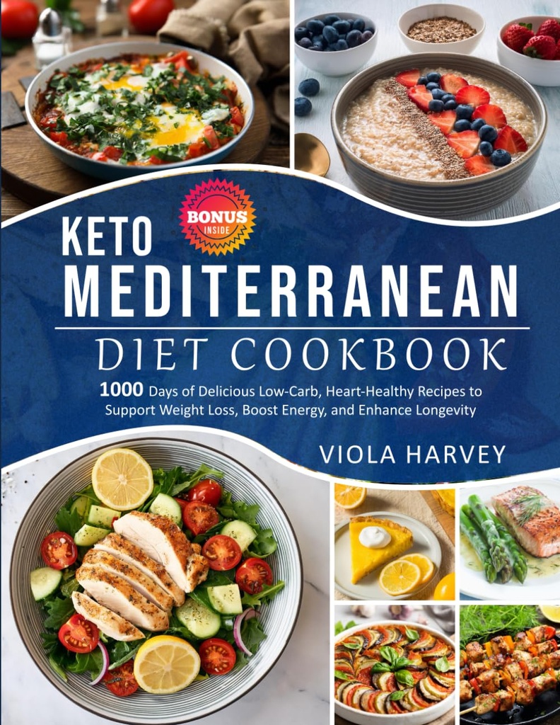 DI MEDITERRANEAN DIET COOKBOOK: 1.000 Günlük Lezzetler, Low-Carb, Kalp - Kilo Kaybını Desteklemek için Sağlık Tarifleri, Enerjiyi Güçlendirmek ve Daha Fazlası