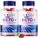 Laboratuarları - Biyo Science Keto Plus Kilo Kaybı, Ekstra Kuvvetler, Gelişmiş Formula Apple Cider Vinegar Gummies (120 Gummies) (Pack of 2)