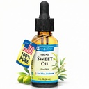 De La Cruz Ear Wax Rer ve Earwax Softener, kulaklar için %100 Saf Tatlı Yağ, Gentle and Natural Ear Oil - 1 Fl OZ