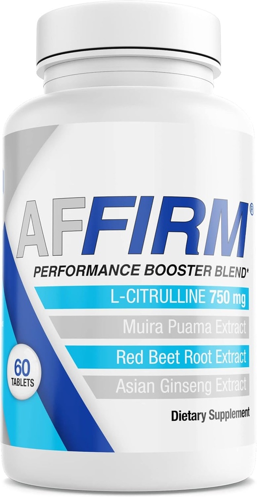 Affirm Science L-Citrulline Diyeter Supplement 750 mg 60 Tablet | Circulation and Male Performance | Dr. Judson Brandeis