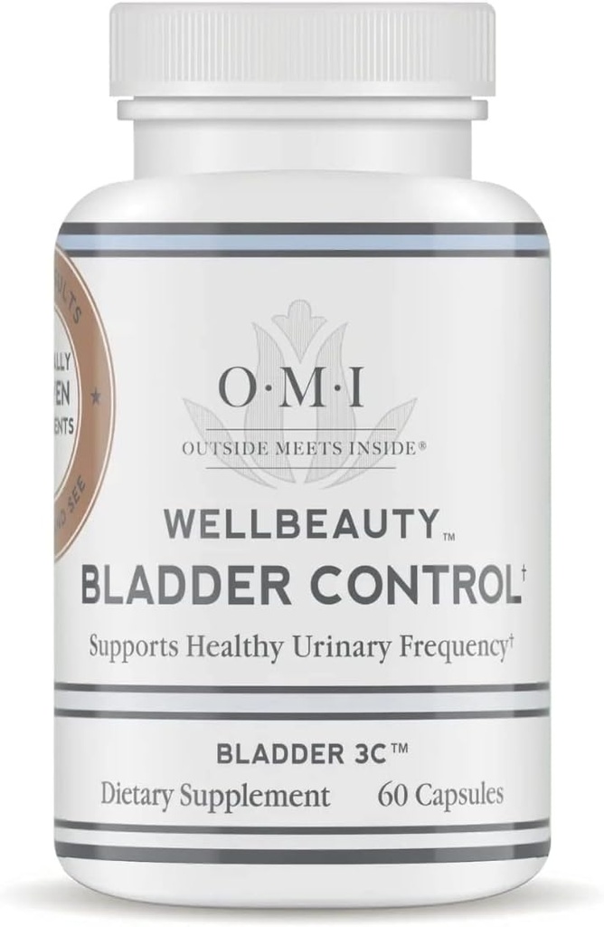 OMI WellBeauty Bladder Control, Klinik olarak Urinary Frekansı Desteklemek için, Banyo Ziyaretlerini Azalt, 60 Veggie Capsules