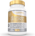 Ultimate CoQ10 UBIQUINOL 100 mg - 4X Daha Etkili: Maksimum Aborpsiyon ve Potency - Non-GMO / Soy Free - Kaneka Ubiquinol - 60 Sıvı Softgels