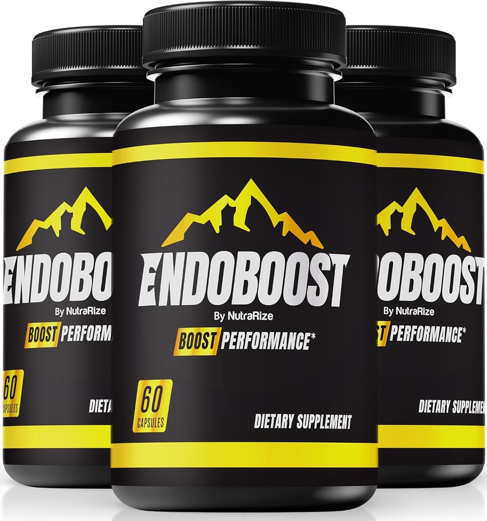 (3 Pack) Endoboost για άνδρες - (Επίσημη) Endoboost Performance, Endo Boost Συμπληρώματα, Endoboost Boost Κάψουλες, Endoboost Κριτικές για χάπια υγείας Pro Advanced Formula (180 Κάψουλες)