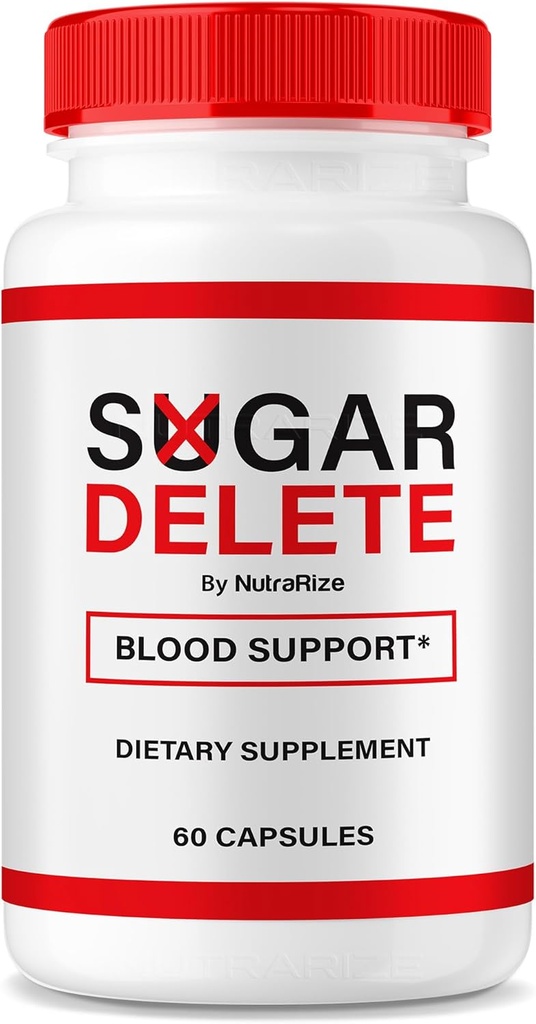 NutraRize Sugar Delete Capsules, Resmi destek Formula for General Health, Sugar Delete Pills to maintain Health Stable Levels, Premium SugarDelete Pastillas Review (60 Capsules)