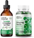 Vahşi ve Organik Nettle Root Tincture 4 fl oz & Sting Nettle Root Gummies