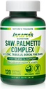 Prostate & Urinary Support for Men – 5-in-1 Saw Palmetto Kompleksi, Tribulus, Boron, Pine Bark – 120 Veggie Capsules