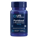 Life Extension Pyridoxal 5'-Phosphate Caps -Vitamin B6, 100 mg, Bioactive B6 for Cardiovascular, Kidney & Nerve Health -Gluten-Free, Non-GMO, Vegetarian -60 Vegetarian Capsules