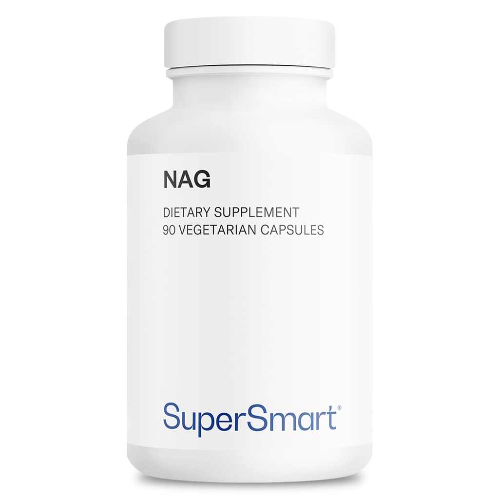 Supersmart - NAG Supplement 1500 mg per Day (N-Acetyl Glucosamin) - Yüksek Abhidrorpsamin Sulfate | Non-GMO & Gluten Free - 90 Vegetarian Capsules