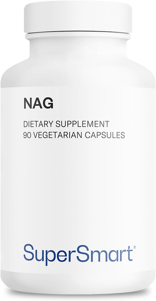 Supersmart - NAG Supplement 1500mg per Day (N-Acetyl Glucosamine) - High Absorption Glucosamine Sulfate | Non-GMO & Gluten Free - 90 Vegetarian Capsules