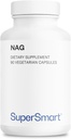 Supersmart - NAG Supplement 1500 mg per Day (N-Acetyl Glucosamin) - Yüksek Abhidrorpsamin Sulfate | Non-GMO & Gluten Free - 90 Vegetarian Capsules