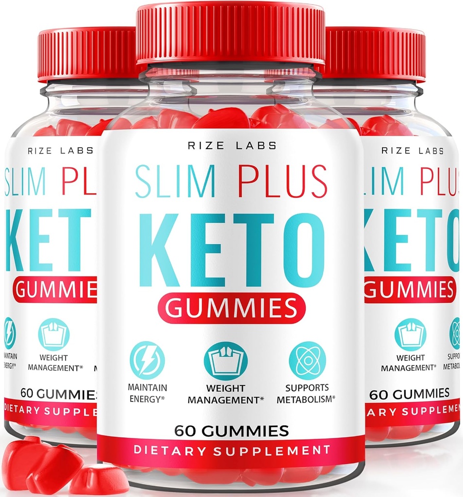 Laboratuvarları – Slim Plus Keto ACV Gummies for Advanced Kilo Kaybı, All Natural Apple Cider Vinegar Supplement (180 Gummies)