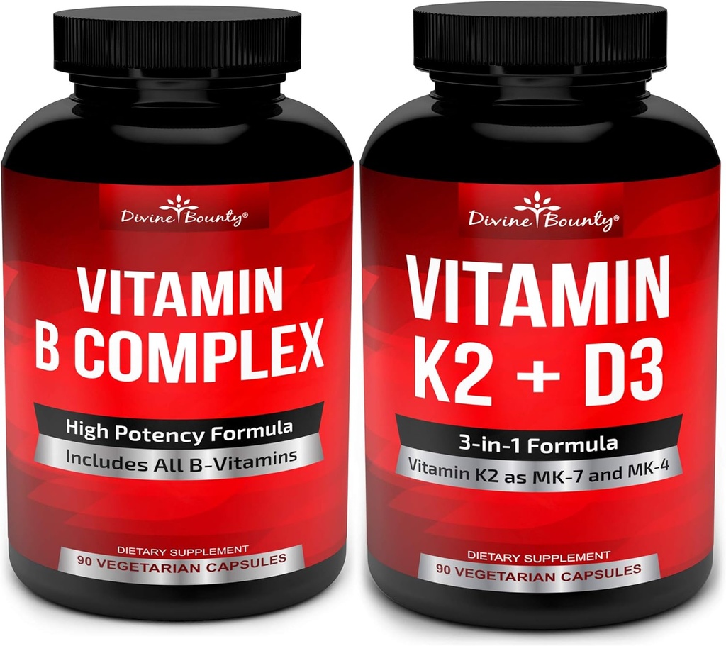 İlahi Bounty Super B Kompleksi ve Vitamin K2 D3 ile
