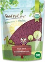 Yiyecek to Live Organic Black Elderberry Juice, 4 Pounds – Non-GMO, Raw Trayges, Unsulfured, Vegan, Bulk, Great for Baking, Smoothies, Yogurts, No Sulphites, Contains Maltodextrins
