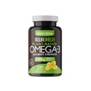 Ultimate Strength Plant Based Omega 3 Supplement, Vegan Omega 3 Supplement, Organik Omega3 Fatty Asits EPA & DHA Supplements from Cold Pressed Algae Oil, Omega3 Algae Based Supplements, 120 Softgels