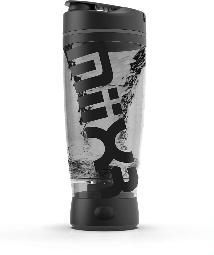 Promixx Shak Originaler Şişe (MiiXR Edition) - Parlak Protein Shakes için Pil-güçlü - 20oz Kupası (Black/Gray)