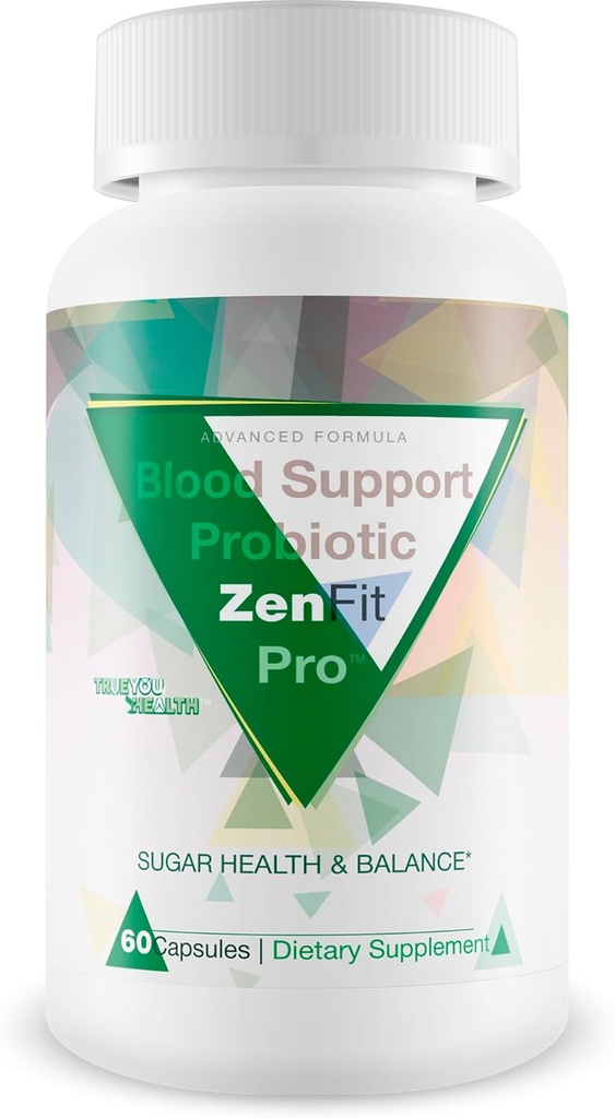 Υποστήριξη του αίματος Probiotic Zenfit Pro - Το καλύτερο συμπλήρωμα υποστήριξης του προβιοτικού αίματος - Προώθηση της υγείας της ζάχαρης και της ισορροπίας του αίματος - Χάπια υποστήριξης του αίματος - Probiotic κάψουλες αίματος - Ζάχαρη Υγεία του αίματος