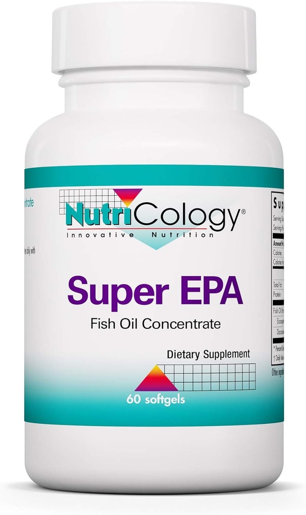 Nutricology Super EPA - Omega 3 Supplement, Fish Oil Inter, EPA, DHA, Omega 3 Fatty Acids, Sustainable-Kaynaklanan Anchovies, Softgels - 60 Count, Fish Oil Mechanic, EPA, DHA, Omega 3 Fatty Acids, Sustainable-Kaynaklanan Anchovies, Softgels - 60 Count