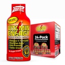 Vitamin Energy Focus+ Extra Strength Energy Shot Tropical Infusion 24 Pack, 260mg Natural Caffeine, B-Vitamins, CoQ10, Amino Acids, Focus, Productivity & Clarity, Zero Sugar, Gluten-free, 1.93 fl oz