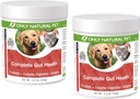 Μόνο Natural Pet Complete Gut Health Complex - Probiotics & Digestive Enzyme Supplement for Dogs & Cats - Προάγει την υγιή πέψη, ανοσοποιητικό σύστημα, Απορρόφηση θρεπτικών συστατικών - 3,5oz σκόνη (πακέτο του 2)