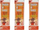 Emulsion de Escocia. Cod Liver Oil Diyetary Supplement. Vitaminler A, D, E ve B1. Orange Flavored. 6.5 Fl.Oz / 192 mL. Paket 3