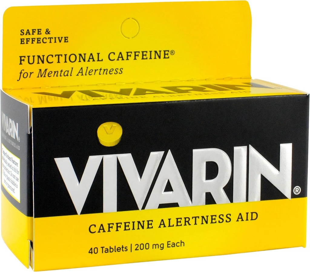 Vivarin Caffeine Alertness Aid, Δισκία 40 ea (πακέτο του 2)