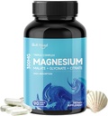 Oldukça Triple Magnezyum Kompleksi | 300 mg of Magnezyum Glycinate, Malate, & Citrate for Muscles, Nerves, & Energy | High Abxia | Vegan, Non-GMO | 90 Capsules
