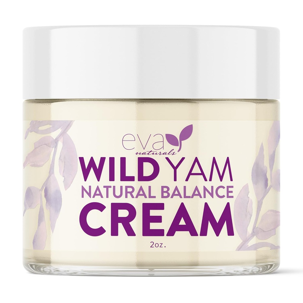 Κρέμα Wild Yam για την ισορροπία ορμονών - Wild Yam Root Moisturizer με τους φραγκοστάφυλους και το κόκκινο γάιδαρο - Shea Butter Moisturizer για την ορμονική εξισορρόπηση - Εμπλουτισμένη κρέμα Wild Yam Root Cream για τις γυναίκες (2 oz)