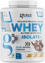 GLIMLACH Whey Extra Strength Isolate + Protein Powder for Muscle Support & Recovery, Vegetarian - Πρωτογενής πηγή Whey Isolate (4.4LBS, Σοκολάτα)