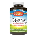 Carlson - E-Gems Plus, Doğal Vitamin E 400 IU, Sağlıklı Bir Kalp Destek, 250 yumuşak jel