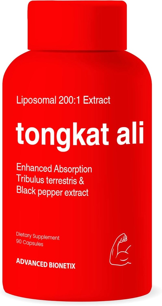 Liposomal Longjack Tongkat Ali Extract Κάψουλες 200x Δύναμη 200.000 mg 