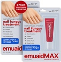 EMUAIDMAX Nail Fungus Treatment Ointment – Powerful Natural Nail & Toenail Fungus Treatment for Resistant Fungal Infections, Reduces Itching & Discomfort, On-The-Go Size, 0.35oz, 2 Pack