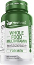 Tüm Gıdalar Bütün Gıda Pazarlarından Superfoods ile Kadınlar ve Erkekler için Çokvitamin | Gerçek Raw Veggies, Meyveler, Vitamin E, A, B Kompleks | Vegan Non-GMO 120 Vegetarian Capsules (Erkekler)