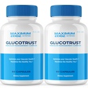 rize labs - Glucotrust Supplement Capsules, Advanced Balance Max Formula Complex Blend Edge (120 Capsules)
