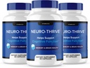 (3 Pack) Neuro Thrive Brain Supplement, Nöro Thrive for Memory, Neuro Thrive PQ, Brain Fog'un olumsuz etkilerini azaltmak için, Neuro Thrive Cognitive Function, NeuroThrive Yorumlar Neuro-Thrive (180 Cap)