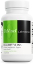 DAVINCI Laboratuvarları Sağlıklı Veins - Diyetsel Supplement to Support Vascular Health and Proper Structure of Leg Veins* - C, Diosmin ve Daha Fazlası - Gluten-Free - 60 Sebze Kapsülleri