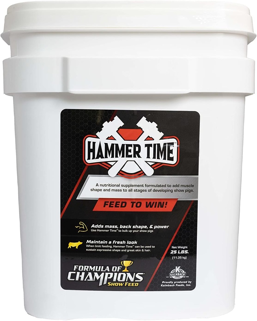 Hammer Time Beslenme Supplement for Show Pigs, 25 lb